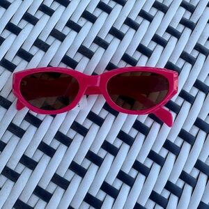 NWT Free people red/pink sunglasses